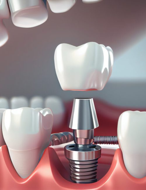 Removable partial denture. Medically accurate tooth.generative ai