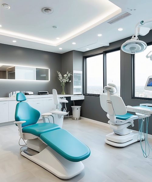 Stylish beautiful spacious dental clinic